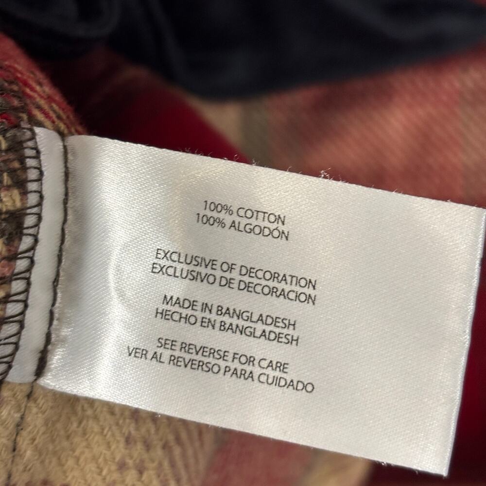 ORVIS Flannel Shirt Plaid Men's Large - Picture 6 of 8